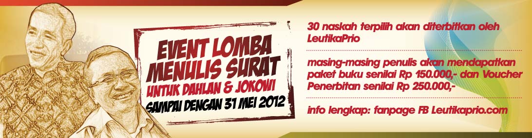 Lomba Menulis Surat untuk Dahlan Iskan dan Jokowi